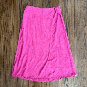 Tommy Bahama 100% Silk Vintage Flowy Skirt Hawaii Beach Bohemian Summer Size 6